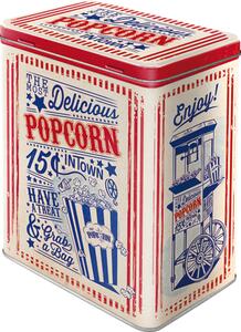 Plechová dóza L - Popcorn