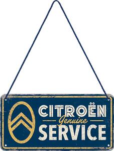 Závěsná cedule: Citroën Genuine Service - 20x10 cm