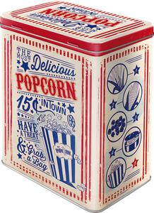 Plechová dóza L - Popcorn