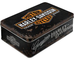 Plechová dóza plochá - Harley-Davidson