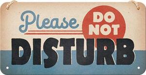 Závěsná cedule: Do Not Disturb - 20x10 cm