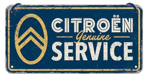 Závěsná cedule: Citroën Genuine Service - 20x10 cm