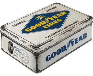 Plechová dóza plochá - Good Year Tires