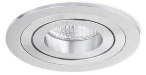 PASADENA GU10 R zápustná česaný hliník 230V GU10 50W - RED - DESIGN RENDL
