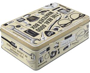 Plechová dóza plochá - Whatever Odds & Ends Box
