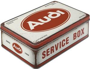 Plechová dóza plochá - Audi - Service Box