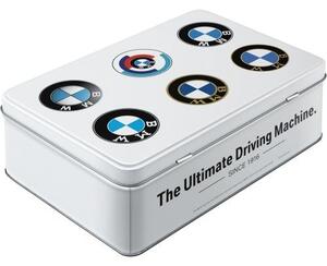 Plechová dóza plochá - BMW Logo Evolution
