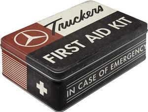 Plechová dóza plochá - Daimler Truck - First Aid Kit