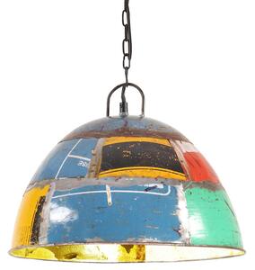 Industriální vintage závěsné svítidlo 25 W pestré kulaté 41 cm 320545