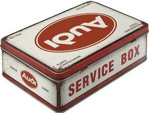 Plechová dóza plochá - Audi - Service Box