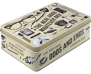 Plechová dóza plochá - Whatever Odds & Ends Box