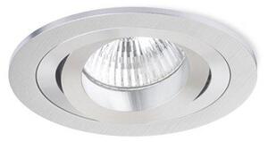 PASADENA GU10 R zápustná česaný hliník 230V GU10 50W - RED - DESIGN RENDL