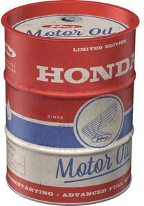 Plechová kasička barel: Honda Motor Oil