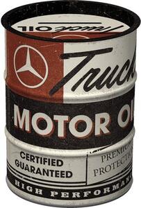 Plechová kasička barel: Daimler Truck - Motor Oil