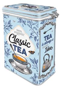 Plechová dóza s klipem - Classic Tea