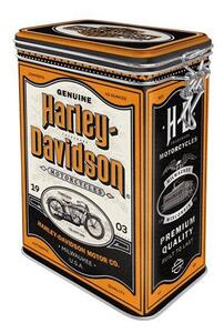 Plechová dóza s klipem - Genuine Harley-Davidson