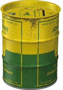 Plechová kasička barel: John Deere Special Purpose Oil