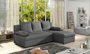 ROHOVÁ SEDAČKA, textil, tmavě šedá MID.YOU - Sedací soupravy, Online Only