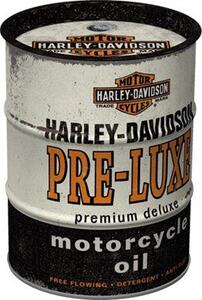 Plechová kasička barel: Harley-Davidson Pre-Luxe