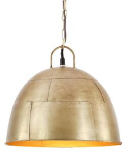 Industriální vintage závěsné svítidlo 25 W mosazné kulaté 31 cm 320547