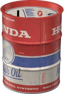 Plechová kasička barel: Honda Motor Oil