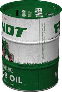 Plechová kasička barel: Fendt All Season Motor Oil