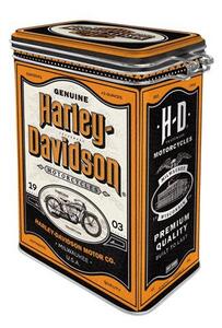 Plechová dóza s klipem - Genuine Harley-Davidson