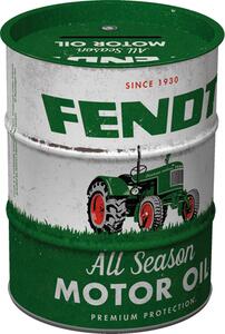 Plechová kasička barel: Fendt All Season Motor Oil