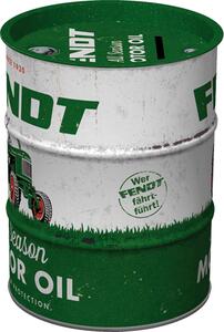 Plechová kasička barel: Fendt All Season Motor Oil