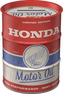Plechová kasička barel: Honda Motor Oil