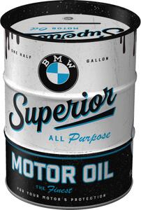 Plechová kasička barel: BMW Superior Motor Oil