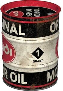 Plechová kasička barel: Audi Original Motor Oil