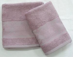 Bambusový ručník Jasmin fialový 50x100 cm