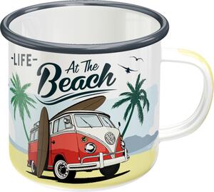 Plechový hrnek - VW At the Beach