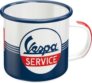 Plechový hrnek - Vespa Service