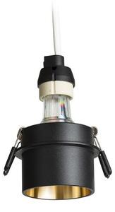 ORTA zápustná černá/zlatá 230V GU10 9W - RED - DESIGN RENDL