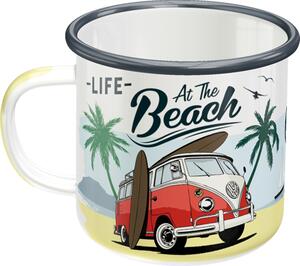 Plechový hrnek - VW At the Beach