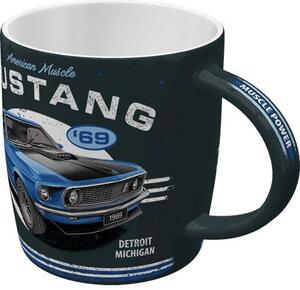 Hrnek - Ford Mustang - 1969 Mach 1 Blue