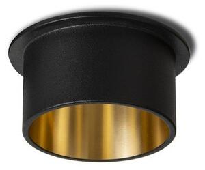 ORTA zápustná černá/zlatá 230V GU10 9W - RED - DESIGN RENDL