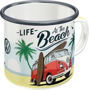 Plechový hrnek - VW At the Beach
