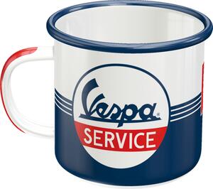 Plechový hrnek - Vespa Service