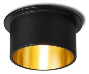 ORTA zápustná černá/zlatá 230V GU10 9W - RED - DESIGN RENDL