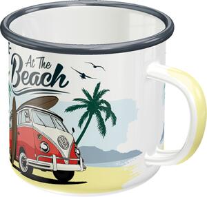 Plechový hrnek - VW At the Beach