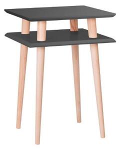 Konferenční stolek SQUARE 43x43x61cm - grafitový