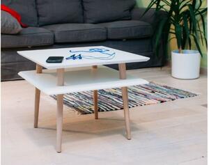 Konferenční stolek SQUARE 55x55x45cm - grafitový