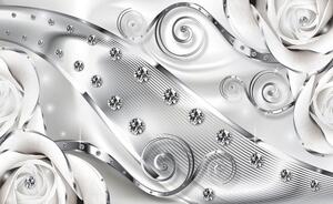 Fototapeta vliesová: Diamanty (vzor) - 104x152,5 cm