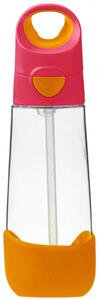 Lahev Na Pití pro děti s brčkem na vodu Tritan 600 ml Strawberry Shake B.Box
