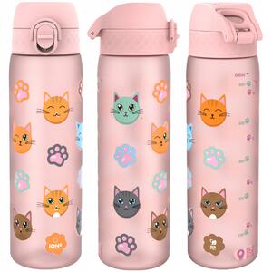 Láhev Na Pití Ion8 kočky růžová 500 ml