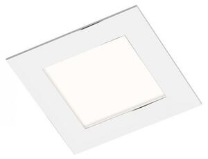 SLENDER SQ 8 zápustná chrom 230V LED 3W 3000K - RED - DESIGN RENDL