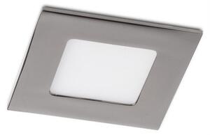 SLENDER SQ 8 zápustná černý chrom 230V LED 3W 3000K - RED - DESIGN RENDL